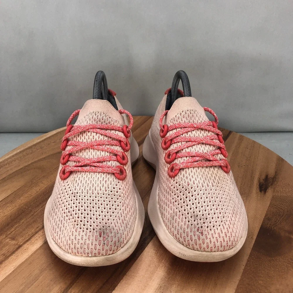 Allbirds Wool Runner TD Womens 7.5 Pink Coral Running Shoes Sneakers Lightweight